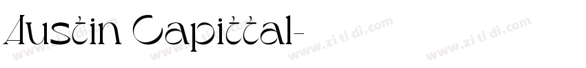 Austin Capittal字体转换